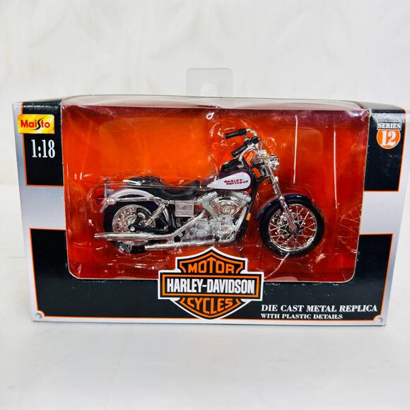 Maisto Harley Davidson DieCast 1:18 Series 12 - 2001 FXDL‎ Dyna Low Rider - Picture 8 of 8
